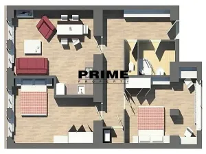 Pronájem bytu 3+kk, Praha - Vinohrady, Máchova, 85 m2