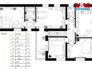Prodej bytu 4+1, Žehušice, V Chaloupkách, 120 m2