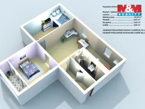 Prodej bytu 3+kk, Kolín - Kolín II, Benešova, 64 m2