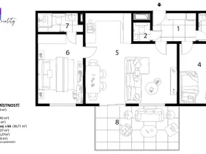 Prodej bytu 3+kk, Brno, Jerlínová, 88 m2