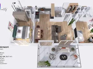 Prodej bytu 3+kk, Brno, Jerlínová, 88 m2