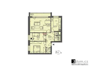 Prodej bytu 3+1, Ostrava, Mojmírovců, 67 m2