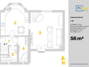 Prodej rodinného domu, Libčice nad Vltavou, Pod Viničkou, 108 m2