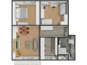 Prodej bytu 3+1, Písek, Budovatelská, 80 m2