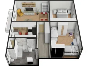 Prodej bytu 3+1, Písek, Budovatelská, 80 m2