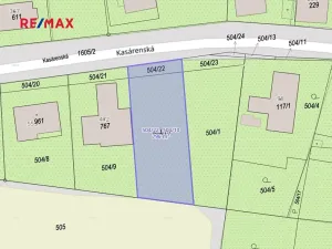 Prodej pozemku pro bydlení, Opatovice nad Labem, Kasárenská, 796 m2