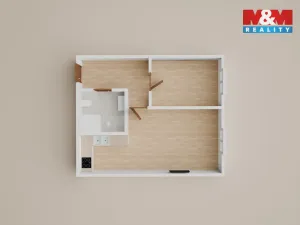 Prodej bytu 2+kk, Teplice - Trnovany, Trnovanská, 43 m2