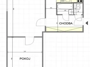 Prodej bytu 2+1, Uherský Brod, U Plynárny, 48 m2