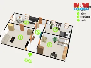 Prodej rodinného domu, Nová Ves u Chotěboře, 110 m2