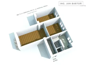 Prodej bytu 3+1, Jihlava, Kollárova, 69 m2