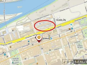 Pronájem kanceláře, Praha - Karlín, Rohanské nábřeží, 120 m2