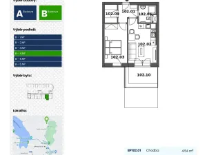 Prodej bytu 2+kk, Brno, Ondrova, 58 m2