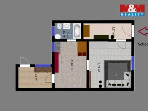 Prodej rodinného domu, Nový Bydžov - Chudonice, Alberto Vojtěcha Friče, 48 m2