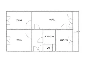 Prodej bytu 3+1, Krupka - Maršov, Dukelských hrdinů, 68 m2