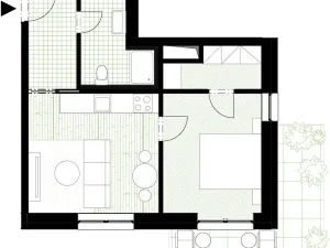 Prodej bytu 2+kk, Rychnov nad Kněžnou, Javornická, 49 m2