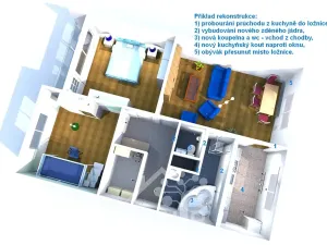 Prodej bytu 3+1, Liberec, Konopná, 63 m2