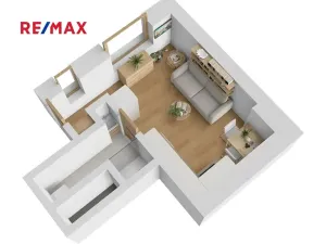 Prodej bytu 1+kk, Kladno, Zádušní, 17 m2