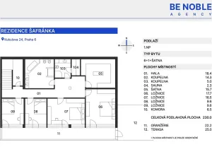 Prodej bytu 6+kk a větší, Praha - Břevnov, Kukulova, 230 m2