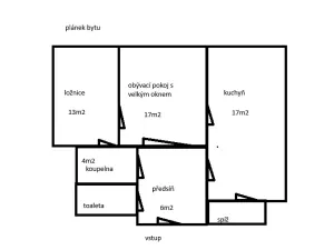 Prodej bytu 2+1, Praha - Dejvice, Kafkova, 59 m2