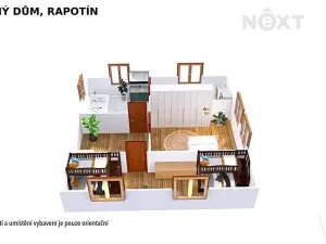 Pronájem rodinného domu, Rapotín, Jesenická, 177 m2