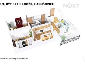 Pronájem bytu 3+1, Hanušovice, Zábřežská, 60 m2