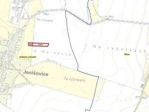 Prodej pole, Jenišovice, 1083 m2