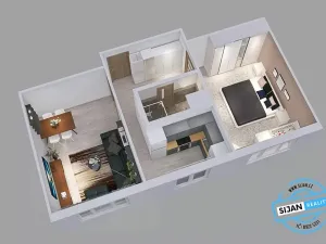 Prodej bytu 2+1, Ostrava, Jiskřiček, 56 m2