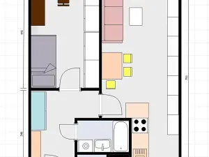 Prodej bytu 2+kk, Praha - Kobylisy, Taussigova, 45 m2