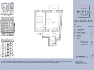 Prodej bytu 2+kk, Praha - Karlín, Křižíkova, 45 m2
