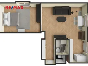 Prodej bytu 2+kk, Praha - Vršovice, Bělocerkevská, 52 m2