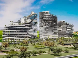 Prodej bytu 2+kk, Trikomo, Kypr, 60 m2