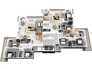 Prodej bytu 3+1, Trikomo, Kypr, 100 m2