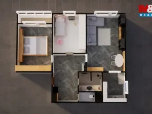 Prodej bytu 3+1, Kosmonosy, U masokombinátu, 65 m2