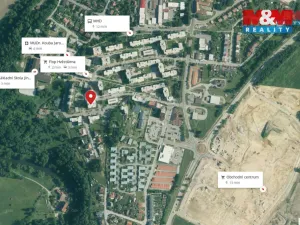 Pronájem bytu 1+kk, Jindřichův Hradec - Jindřichův Hradec V, Kosmonautů, 31 m2