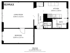 Pronájem bytu 2+1, Praha - Krč, Přechodní, 59 m2