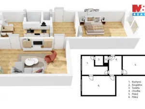 Prodej bytu 2+1, Říčany, Leopolda Peka, 63 m2