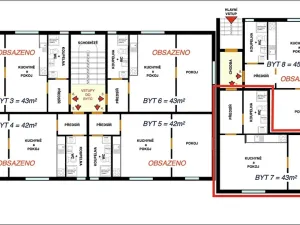 Pronájem bytu 2+kk, Kamenný Újezd, 5. května, 43 m2