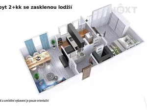Prodej bytu 2+kk, Šumperk, Čajkovského, 47 m2