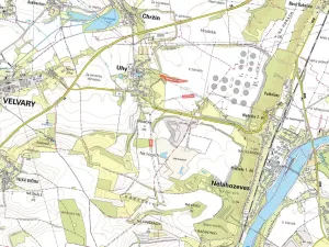 Prodej pole, Uhy, 25049 m2