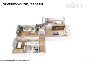 Prodej bytu 3+1, Zábřeh, Severovýchod, 68 m2