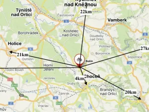 Prodej pole, Bošín, 1074 m2