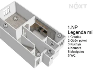 Prodej rodinného domu, Znojmo, Jarošova, 136 m2