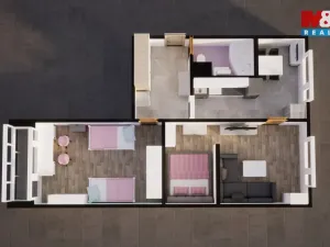 Pronájem bytu 3+1, Liberec - Liberec VI-Rochlice, Sametová, 69 m2