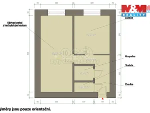 Prodej bytu 2+kk, Kladno, Čs. armády, 40 m2