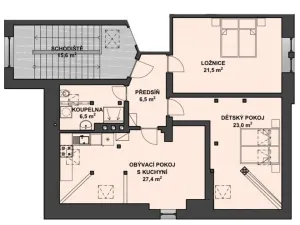 Pronájem bytu 3+kk, Jablonec nad Nisou, Lípová, 82 m2