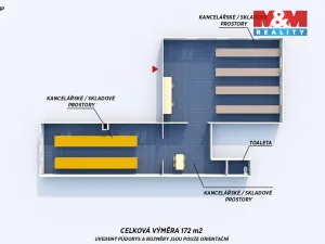 Pronájem kanceláře, Plzeň, Božkovské náměstí, 1021 m2