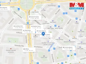 Pronájem bytu 1+1, Praha - Dejvice, Kafkova, 47 m2