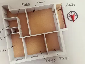Prodej bytu 3+kk, Plzeň, Komenského, 67 m2