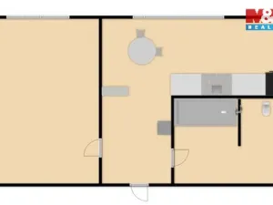 Pronájem bytu 1+1, Žatec, Javorová, 34 m2