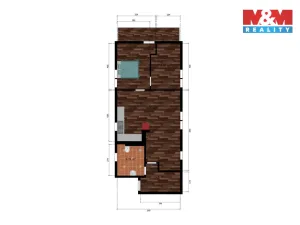 Prodej bytu 3+kk, Mukařov - Srbín, Šípková, 72 m2